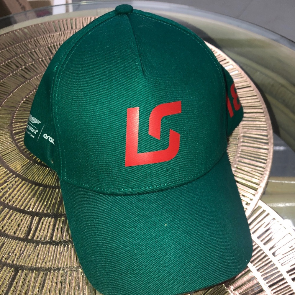 Formula 1 2022 Canadian Grand Prix Aston Martin Lance Stroll 18 Green Hat